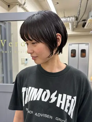 ショート メンズパーマ メンズ特化ryoのヘアスタイル