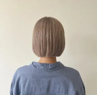 ショート 切りっぱなしボブ 👩🏼ミニボブのヘアスタイル