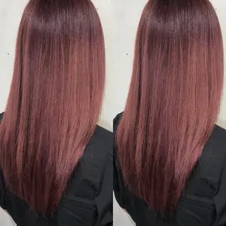 ロング カラー パーマ ヘアアレンジ 八巻 晴香のヘアスタイル