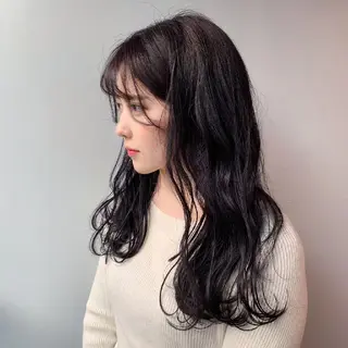 ミディアム カラー 🤍💕ブリーチカラ ーAyaka💕🤍のヘアスタイル