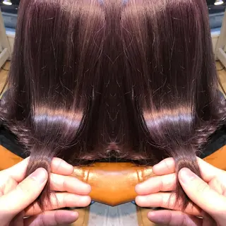 ミディアム カラー 髪質改善特化 ミサワコウキのヘアスタイル