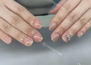 ネイル 神田 ココナッツのネイルデザイン