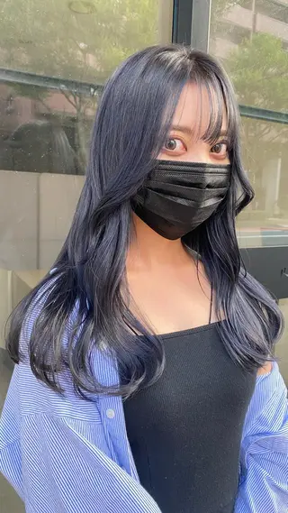 ロング カラー RURI韓国ボブ 🇰🇷タッセルボブのヘアスタイル