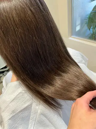 セミロング 中山 響希のヘアスタイル