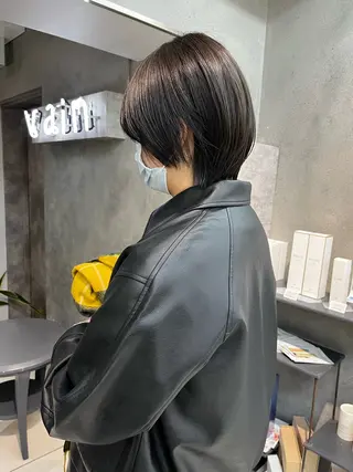 ショート 顔まわり/ボブウルフ 🤍愛唯(めい)のヘアスタイル