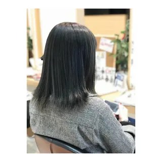 ミディアム カラー 岡本 拓朗のヘアスタイル