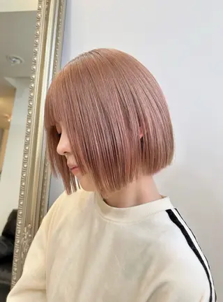 ショート カラー ANKH CROSS 🦋mako🦋のヘアスタイル