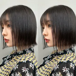 ミディアム 池袋/暖色カラー/ レイヤー/YUKAのヘアスタイル