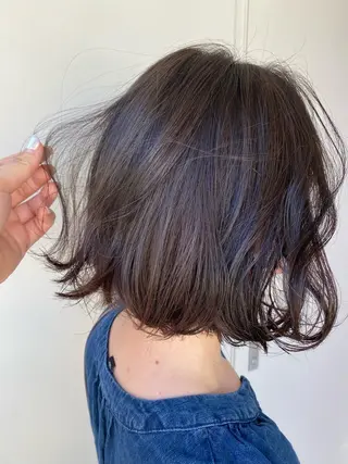 ショート カラー ボブ、ミディアム得意 🤍Emmy🤍のヘアスタイル