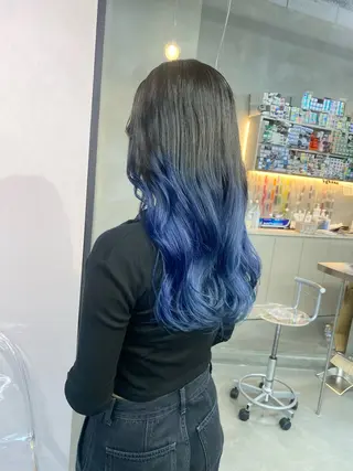 ロング カラー qulim所属・前橋 姫奈のヘアスタイル