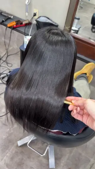 セミロング 佐橋 大地のヘアスタイル