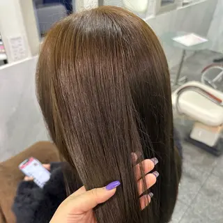 カラー 町田 里奈のヘアスタイル