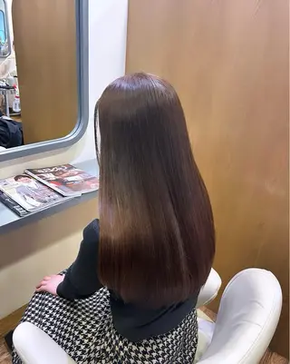 ロング カラー 小島 千夏のヘアスタイル