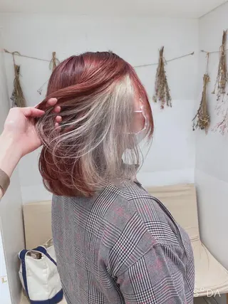 ミディアム カラー はだゆうき @hadadan08のヘアスタイル