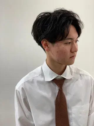 ショート メンズ ✨ハイライトの達人 ボブ/ショート/雪下のヘアスタイル