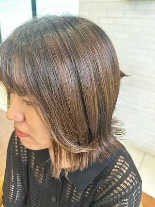 ミディアム カラー ☆あつみ☆ soen  天神店のヘアスタイル