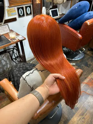 ロング カラー BRITS 渡辺 菜々子のヘアスタイル