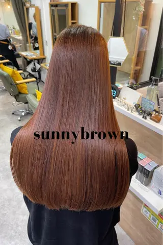 ロング カラー charm《銀座》 ヘアセット/縮毛矯正のヘアスタイル