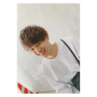 ショート カラー ヘアアレンジ メンズ ange☞ soutaのヘアスタイル