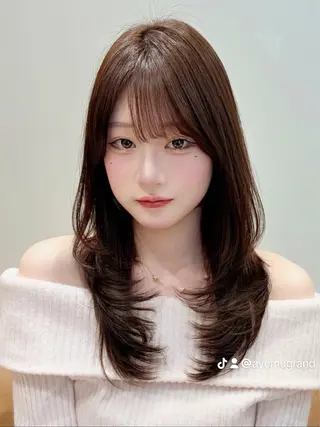 ロング 🌼アユム/レイヤー ハッシュカット🌼のヘアスタイル