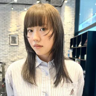 セミロング 好光 優香のヘアスタイル