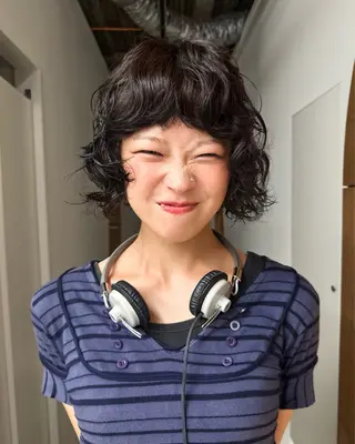 パーマ tuna   トゥナ所属・藤川 暖士のヘアスタイル