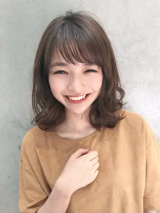 ミディアム 縮毛矯正 /横山陸人のヘアスタイル