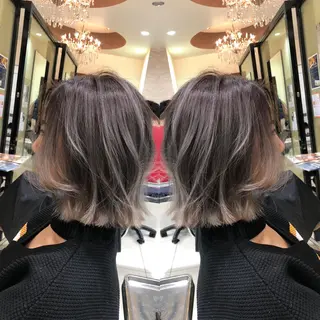 ミディアム Y Uのヘアスタイル