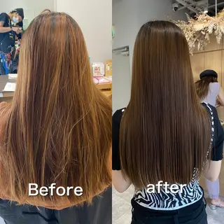 ロング カラー salowin梅田茶屋町suite所属・ハイトーンヘア/ 島崎　タクミのヘアスタイル