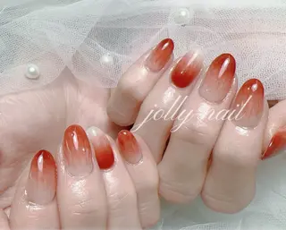 ネイル Jolly チップ長さだしのネイルデザイン