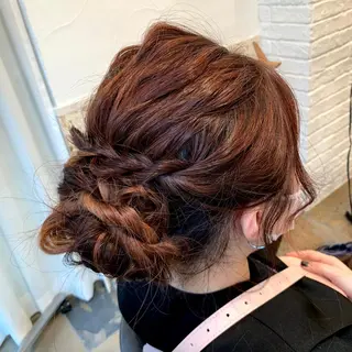 ヘアアレンジ 再現性×メンズヘア/ 表参道/MOMONEのヘアスタイル