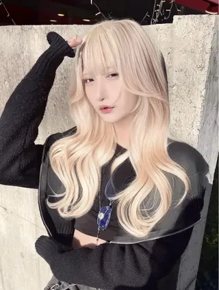 セミロング カラー 🇰🇷韓国ヘア TAKUMI🐯💎のヘアスタイル