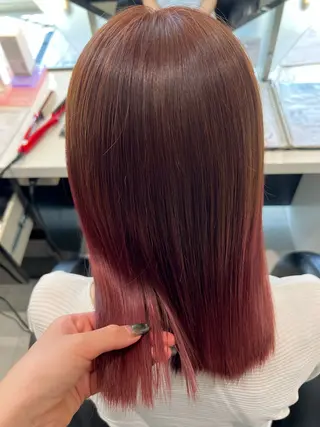 カラー 艶カラー/マツエク /似合わせ🤍ななえのヘアスタイル