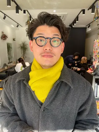 ショート パーマ メンズ アトム/ウルフ パーマ/レイヤーのヘアスタイル