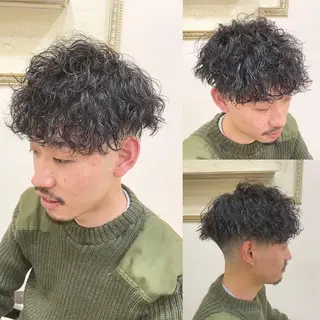 パーマ メンズ 年間2000名担当◎ パーマ職人/仲原佑樹のヘアスタイル