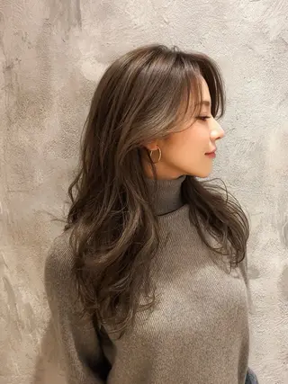 セミロング カラー 池袋/カラー特化🎨 ロング料金なし🩵のヘアスタイル