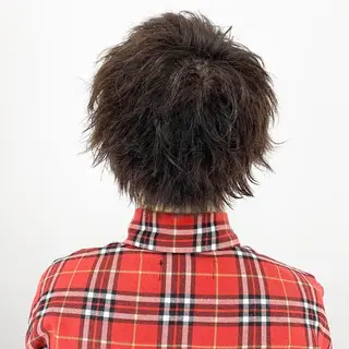 ショート メンズ 柏メンズカットパーマ NO.1タイチのヘアスタイル