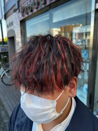 カラー メンズ 髪質改善美容室bokuno町田店所属・メンズ＆髪質改善縮毛 矯正【平山🔥拓哉】のヘアスタイル