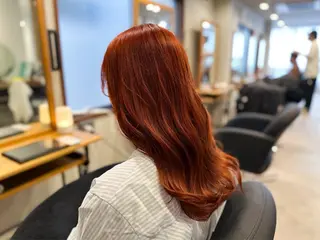 ミディアム カラー affect 上大岡所属・《髪質改善・縮毛矯正 /ブリーチ》坂本爽のヘアスタイル