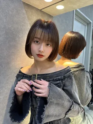 韓国ヘア/美髪矯正/ Haruna🦋のヘアスタイル