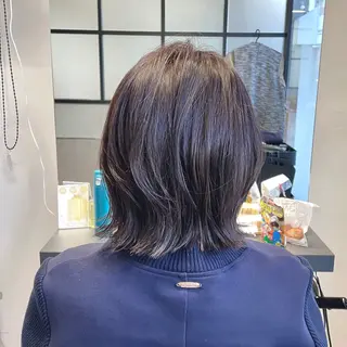 ミディアム カラー DX SHARE SALON所属・matka白髪ぼかし 大人ヘア/KEIKOのヘアスタイル