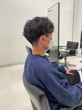 ショート パーマ メンズ キッズ オトナヘア🌸 harukaのヘアスタイル