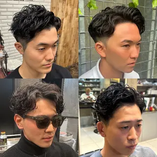 ショート パーマ メンズ ツイスパ/メンズ パーマ/歩夢のヘアスタイル