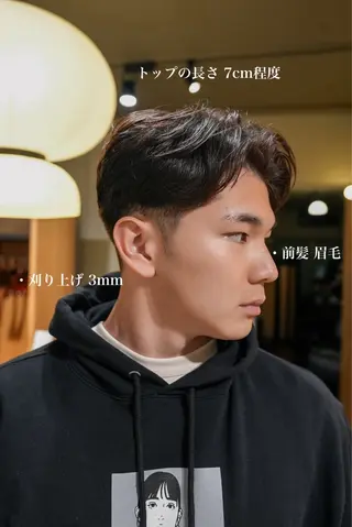 メンズ メンズパーマ いしだ りょうのヘアスタイル
