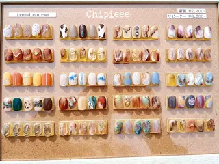 ショート Chipieee Ikukoのネイルデザイン