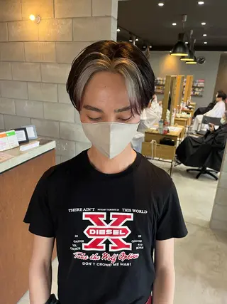 ショート カラー 岡崎/髪質改善/ ハイトーン/鈴木進のヘアスタイル