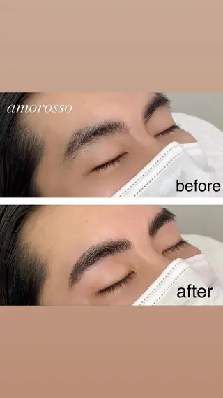 メンズ アイブロウ アモロッソ所属・アモロッソ 🐻Miiのマツエク・マツパデザイン