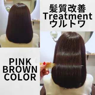 ミディアム カラー パーマ GR 髪質改善トリートメント×ヘッドスパ【ジーアール】所属・🌺中村🌺毎日楽し くなる髪をご提案✨のヘアスタイル