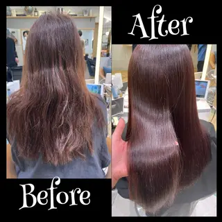 ロング ♥️透明感×抜け感 ベージュ/佑珠♥️のヘアスタイル