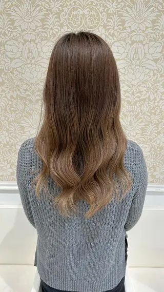 ロング 髪質改善カラー💎 オオネヨシナリのヘアスタイル